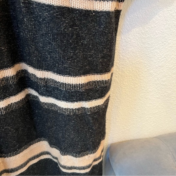 VINCE Textured Striped Wool/Cashmere Blend Cardigan - Picture 9 of 12